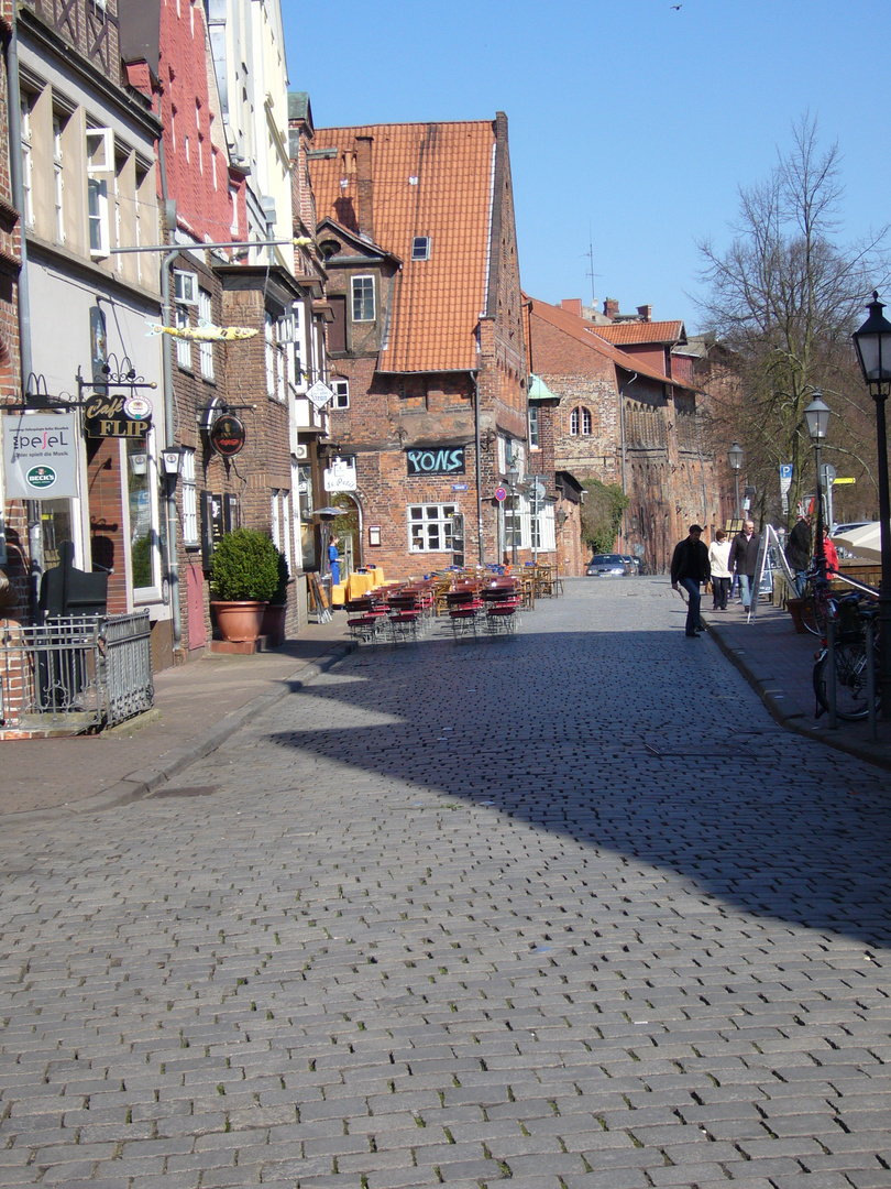 Straße in Lüneburger Altstadt