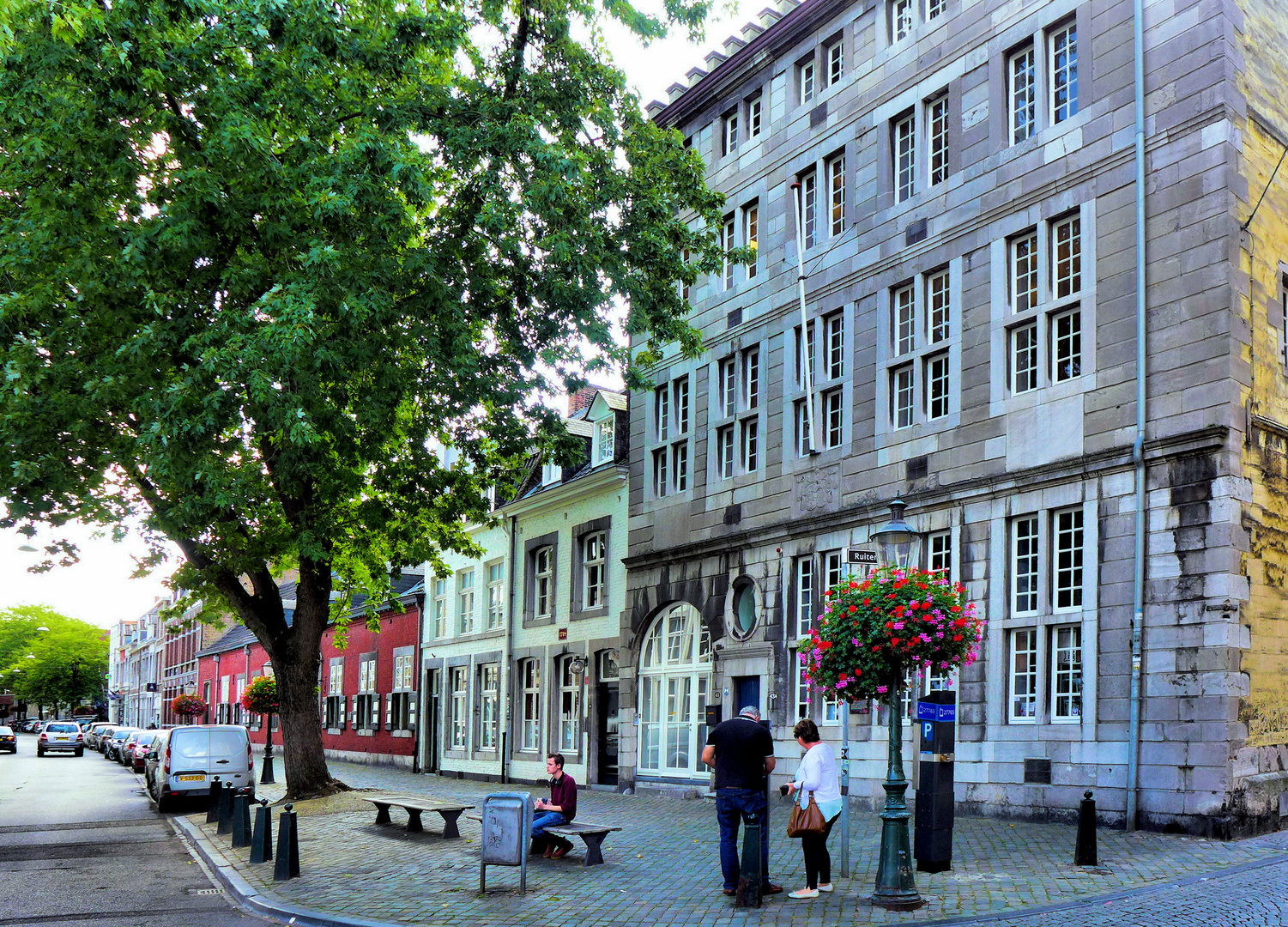 Straße in Maastricht-Wyck