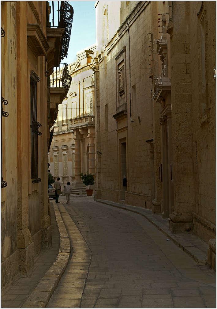 Straße in Mdina