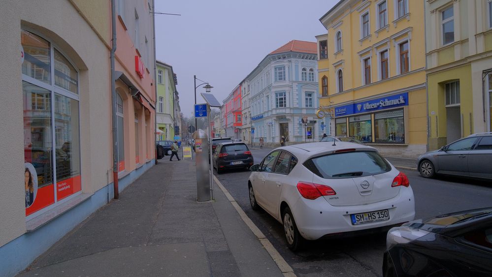 Straße in Meiningen (calle en Meiningen)