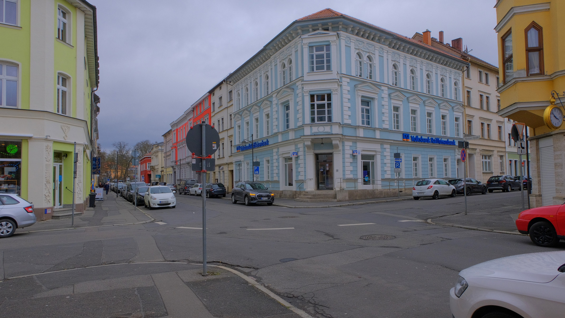 Straße in Meiningen (calle en Meiningen)