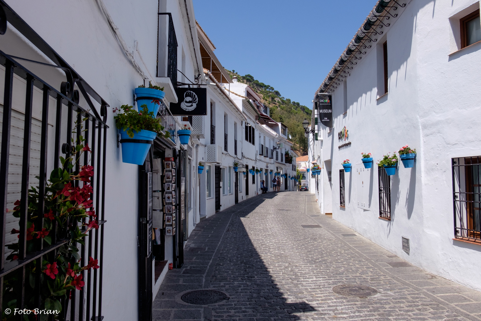 Straße in Mijas