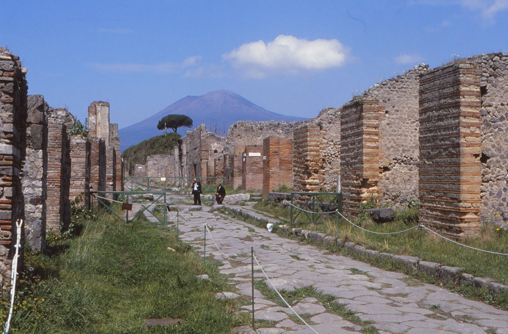 Straße in Pompei 1987