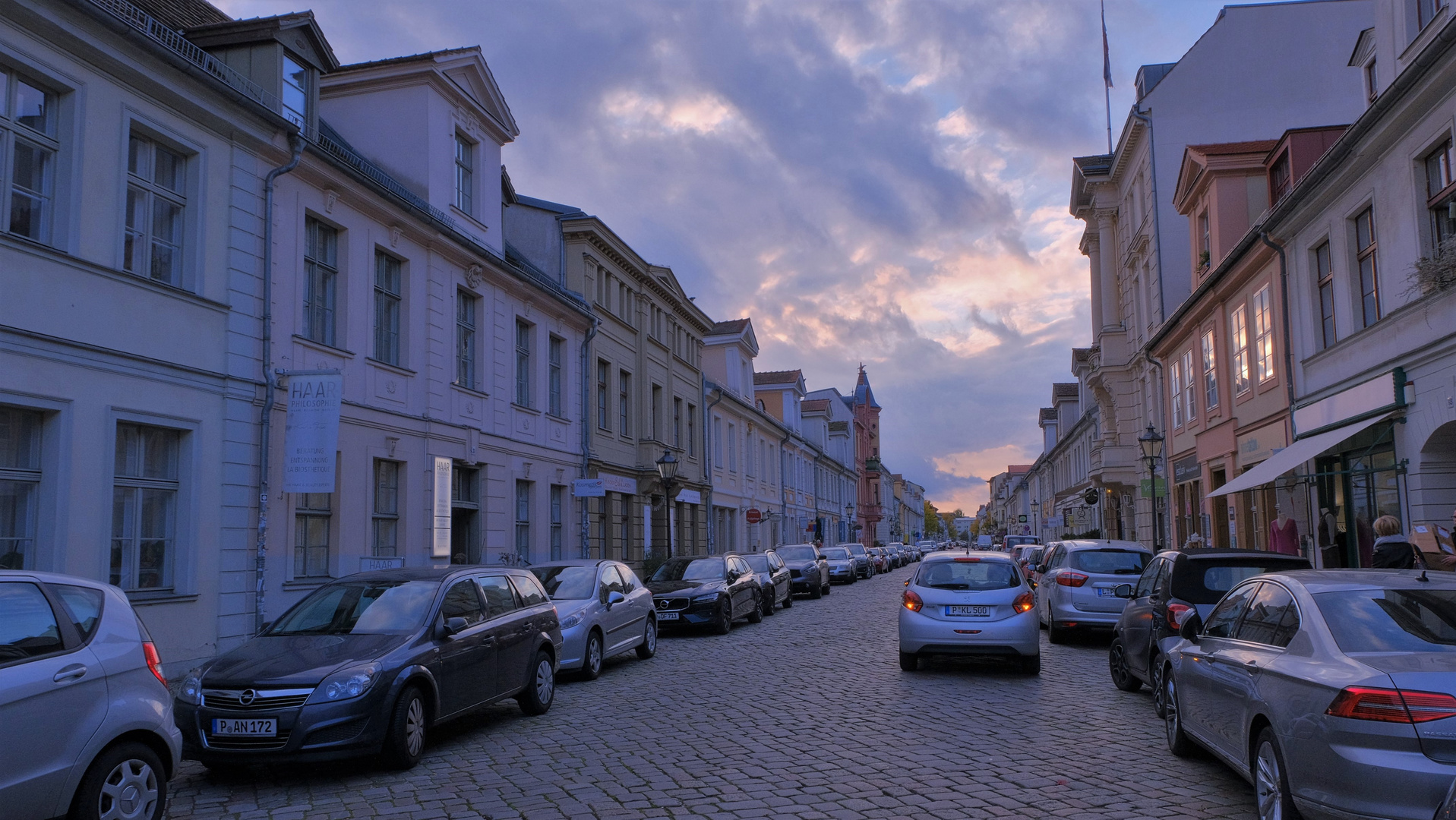 Straße in Potsdam (calle en Potsdam)