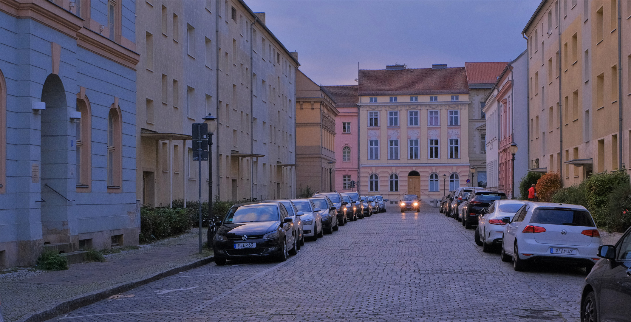 Straße in Potsdam (calle en Potsdam)