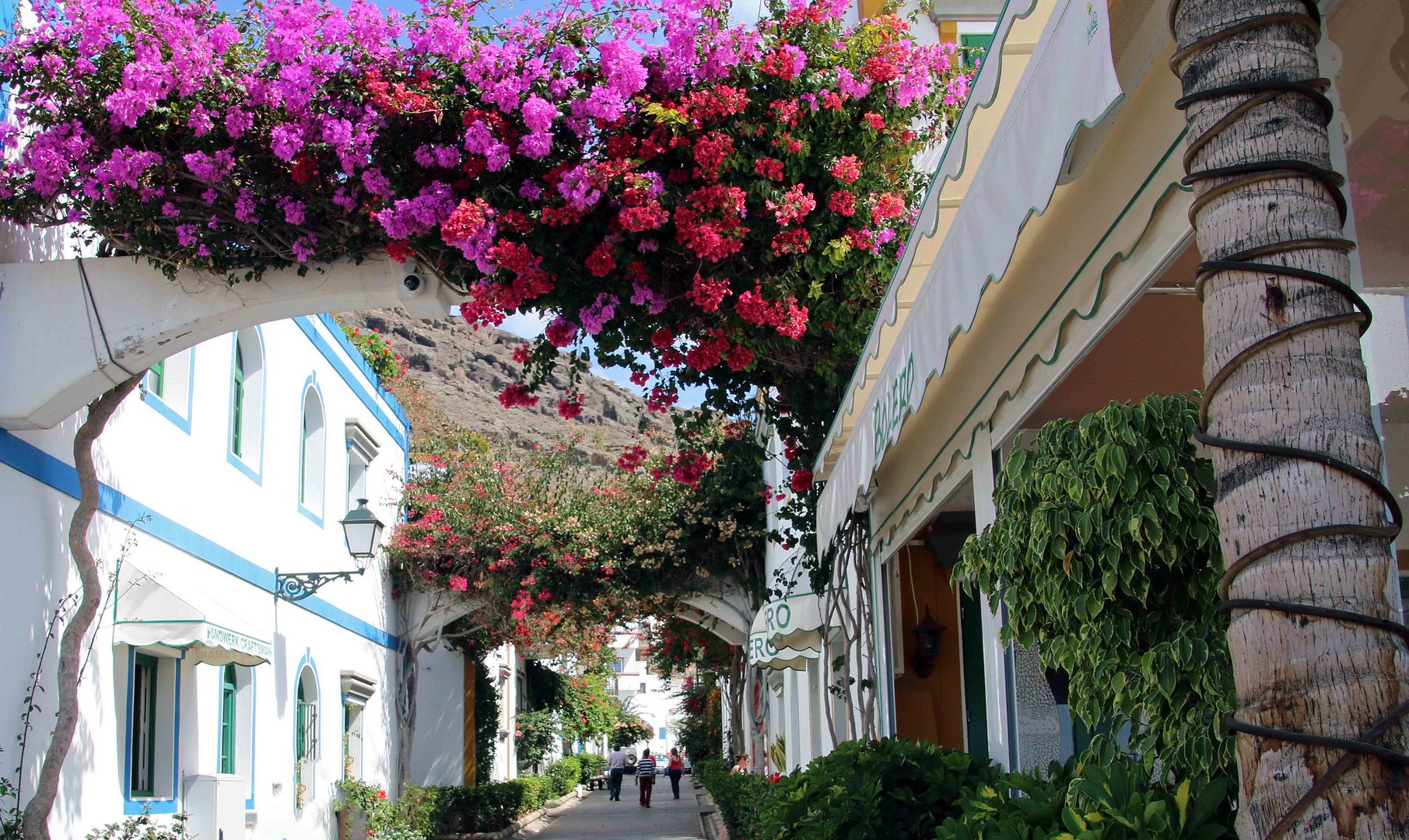 Strasse in Puerto Mogan