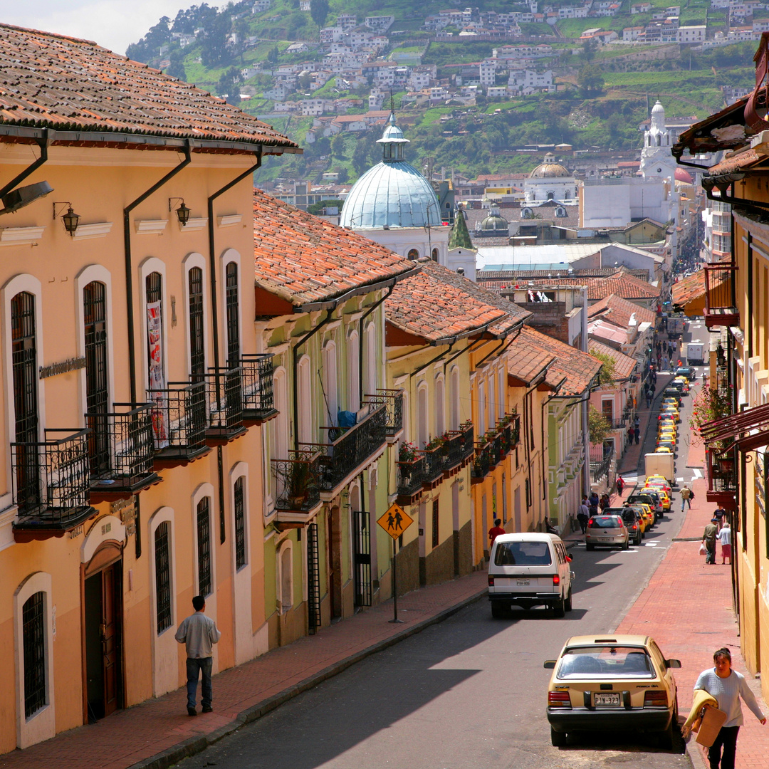  Straße in Quito