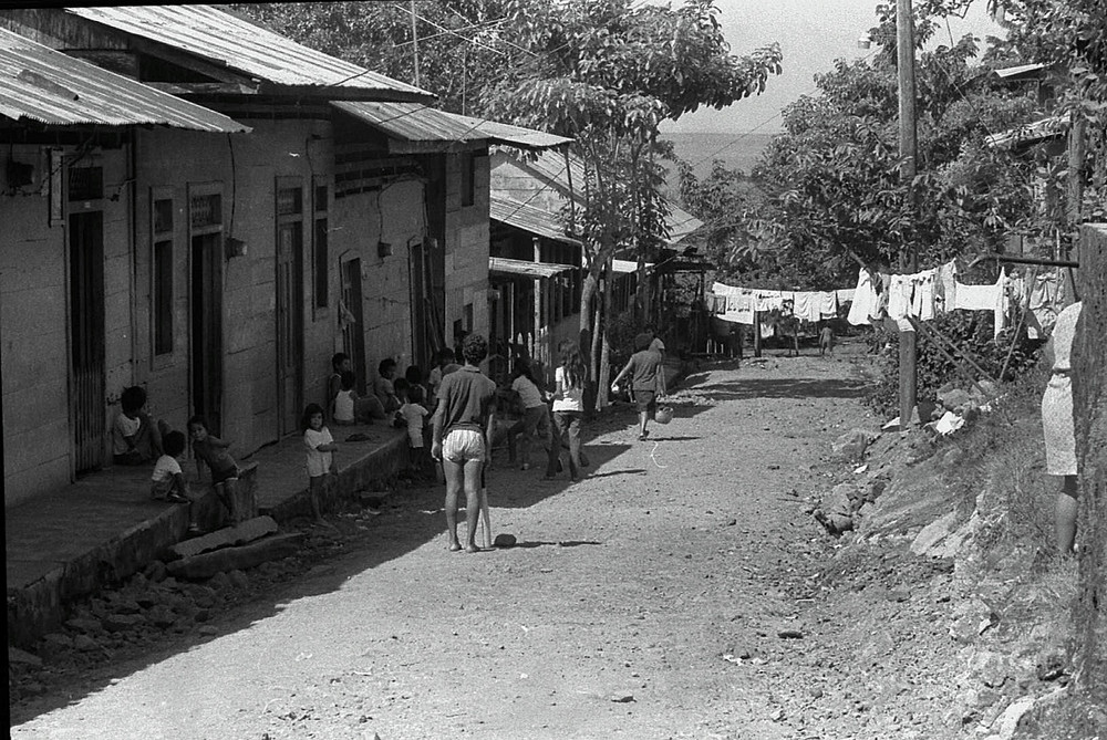 Straße in San Carlos 1986