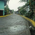 Straße in San Carlos 1986 und 2006