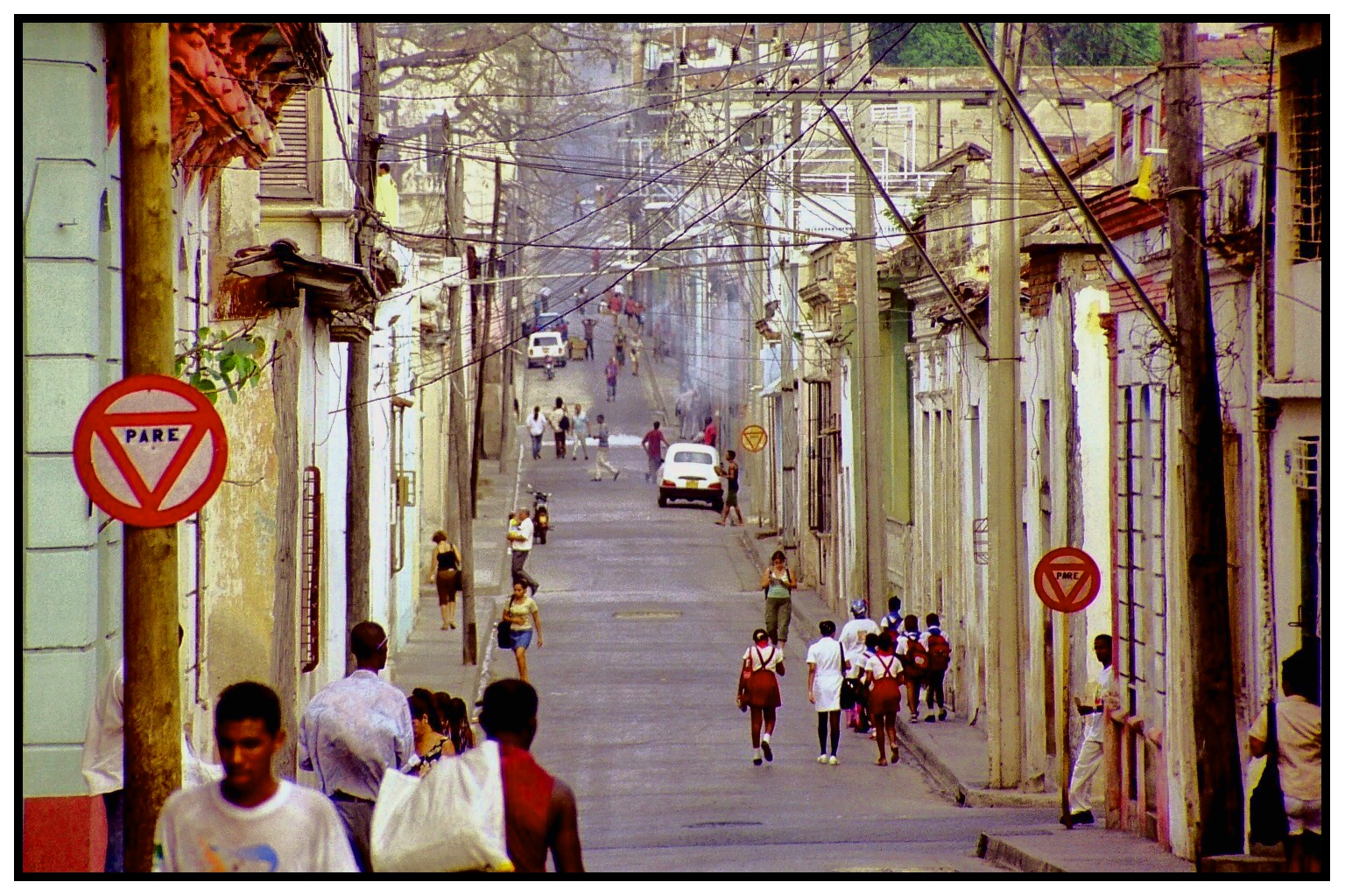 Strasse in Santiago de Cuba