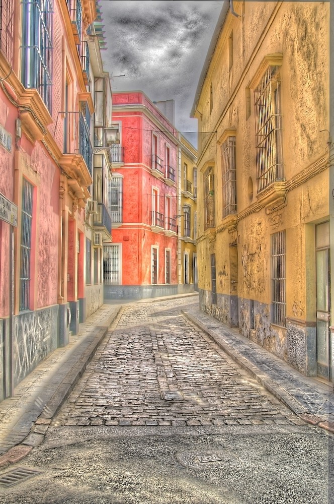 Straße in Sevilla - HDR