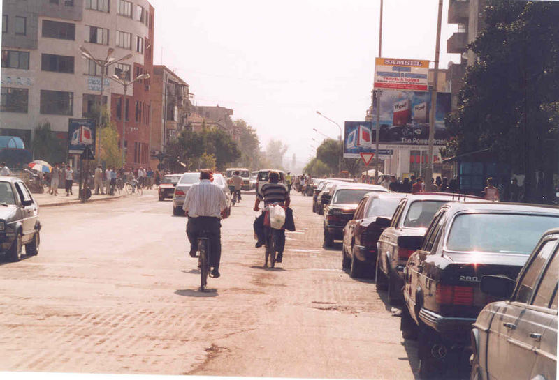 Straße in Shkodra