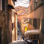 Straße in Siena