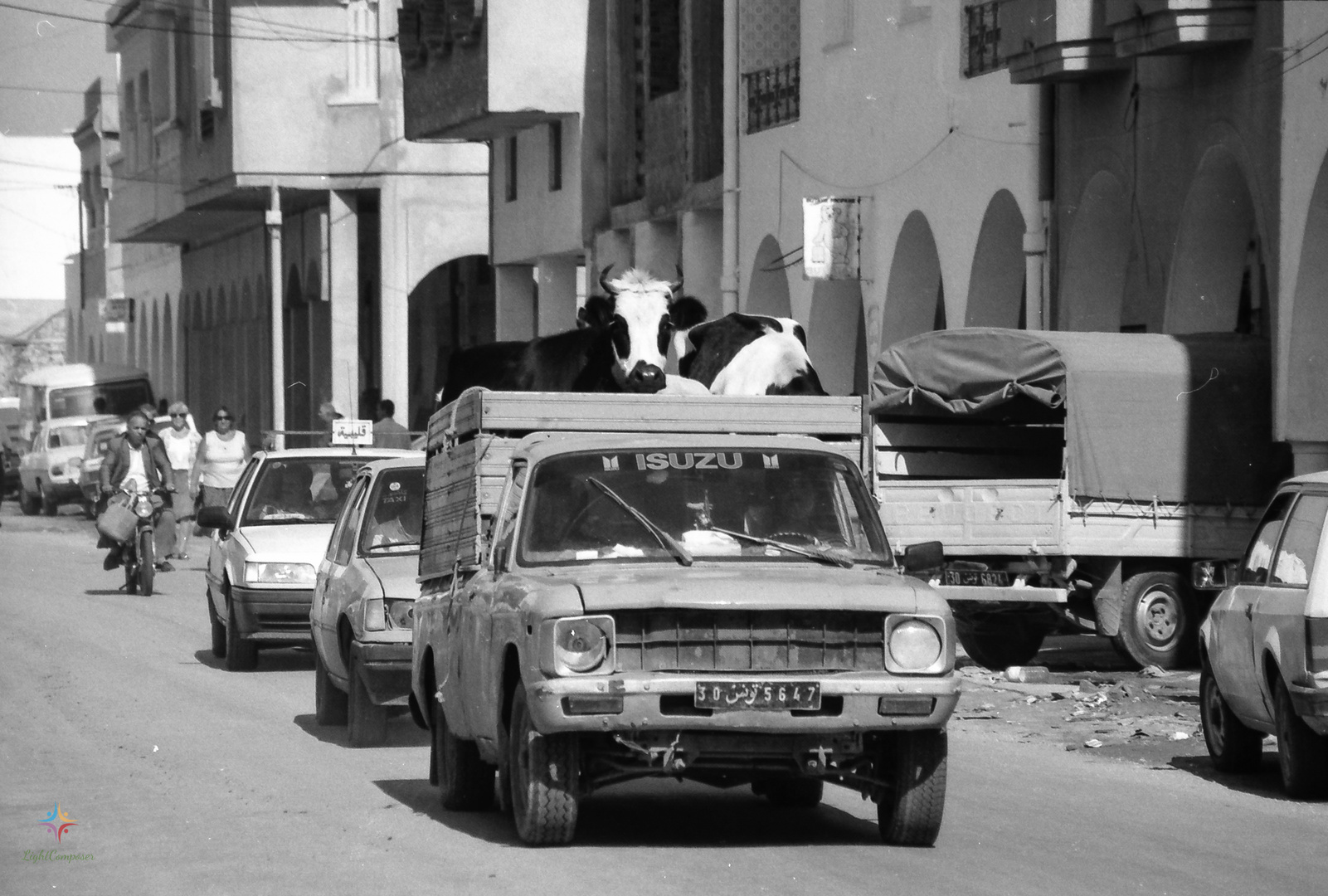 Straße in Sousse / Tunesien 1994