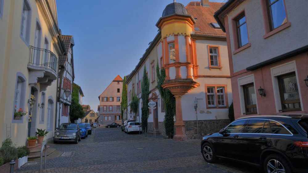 Straße in Steinheim (calle en Steinheim)