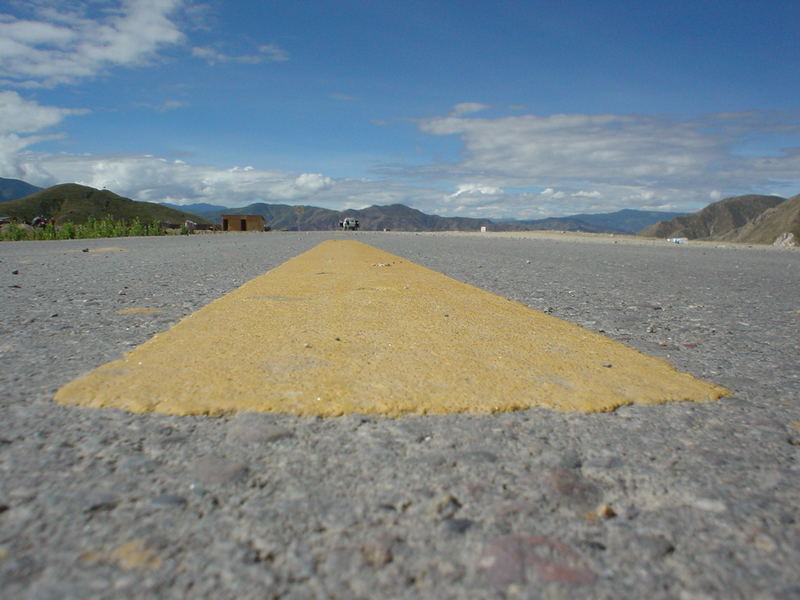 Straße in Tibet