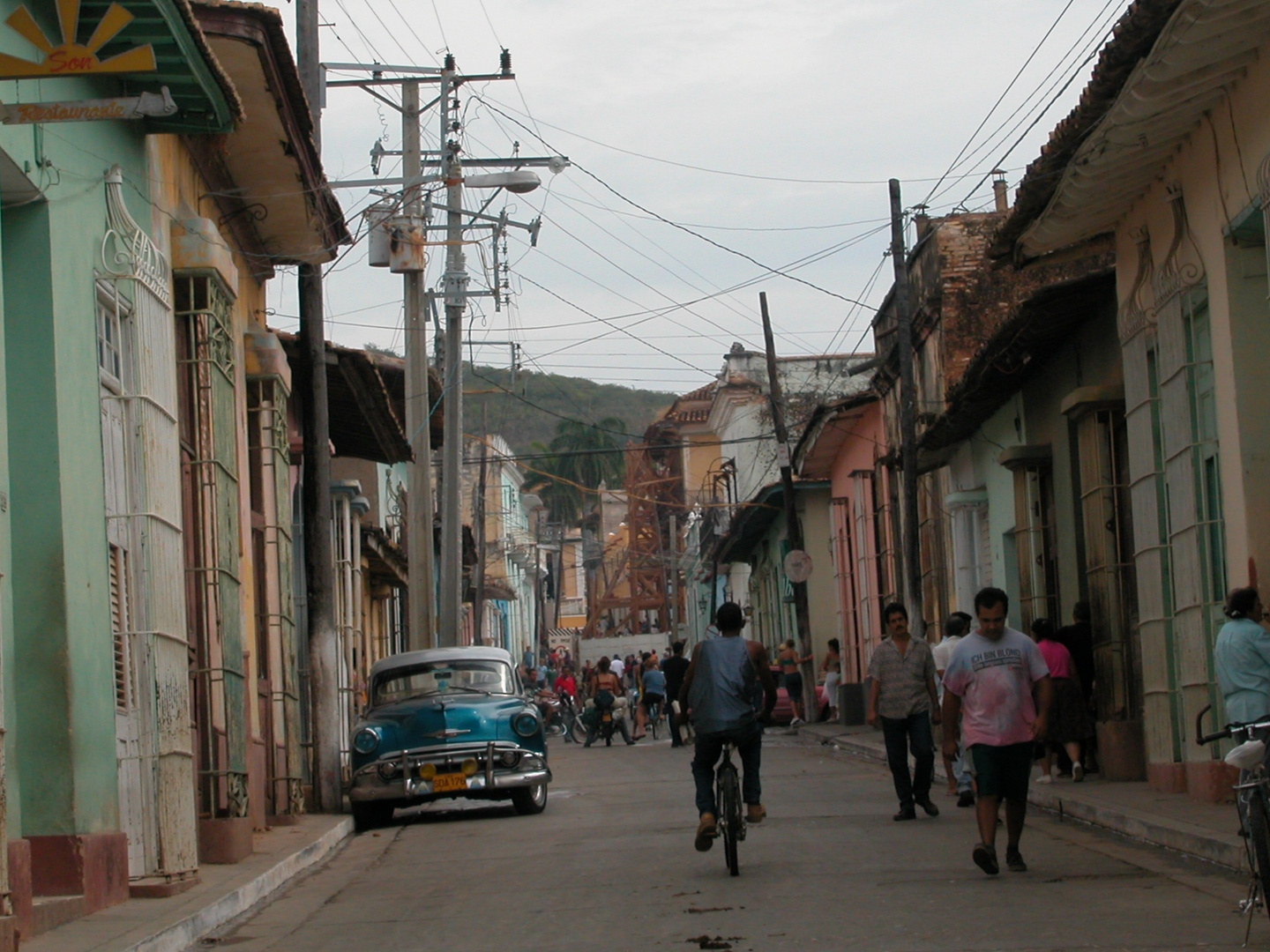 Strasse in Trinidad auf Kuba 2003