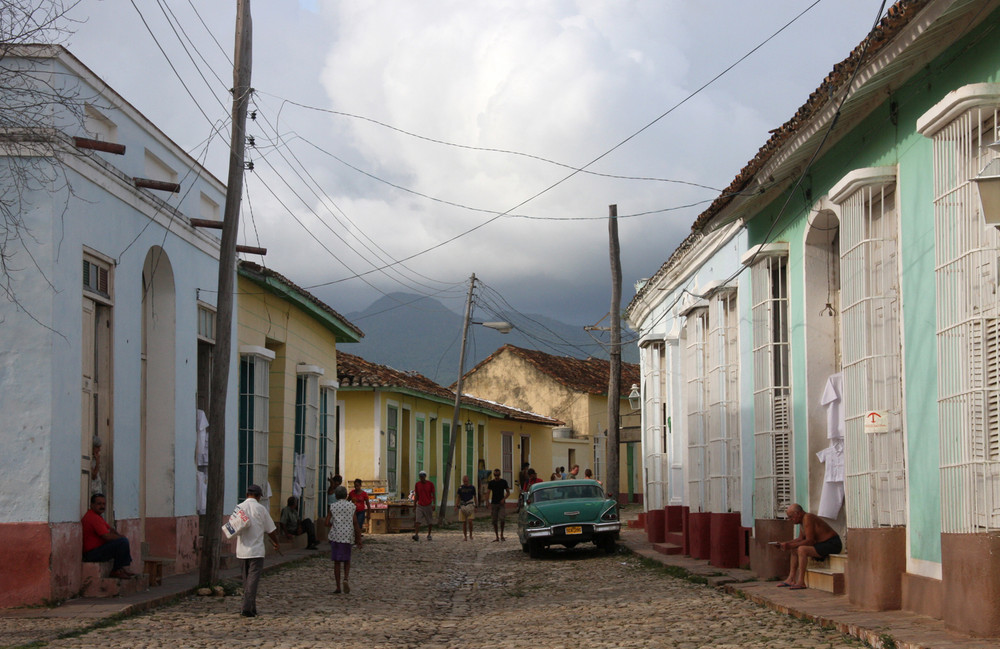 Straße in Trinidad (Kuba)