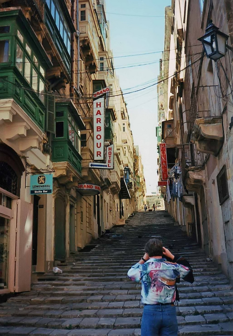 Strasse in Valetta