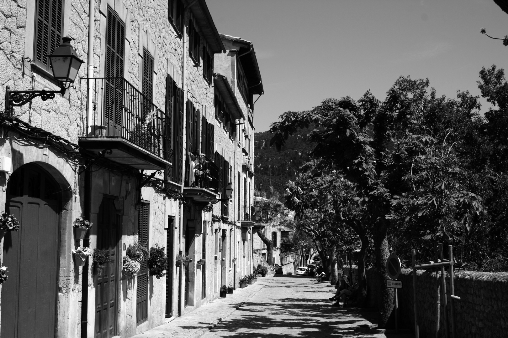 Straße in Valldemossa