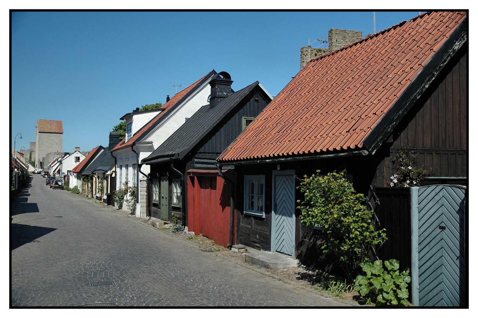 Strasse in Visby / Gotland