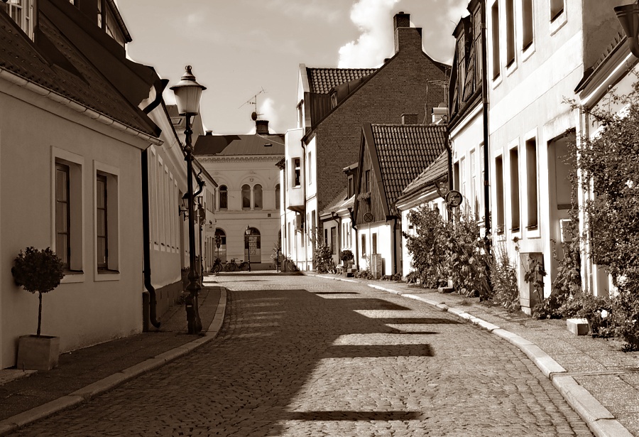 Strasse in Ystad