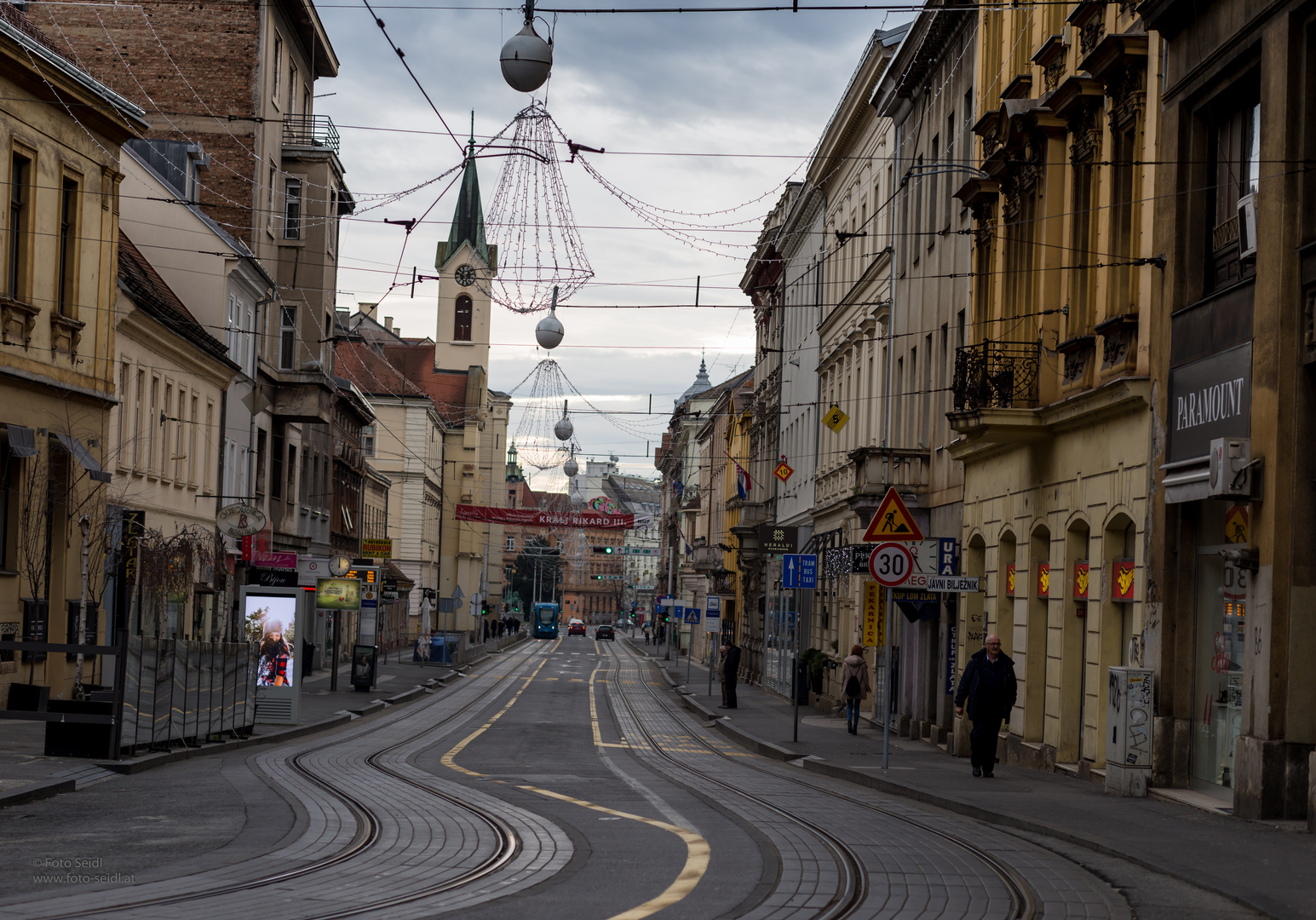 Straße in Zagreb