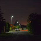 Straße kurz vor Mitternacht