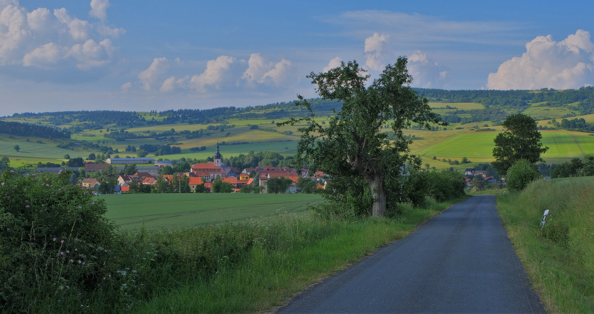 Straße nach Helmershausen (carretera a Helmershausen)