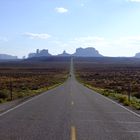 Straße nach Mexican Hat