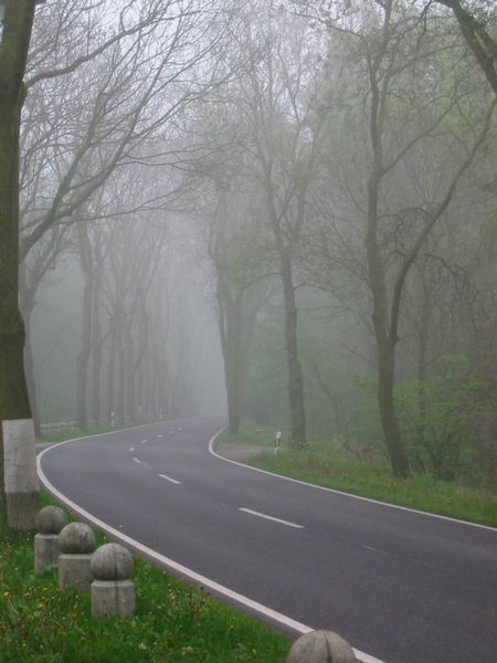 Straße nach Polen