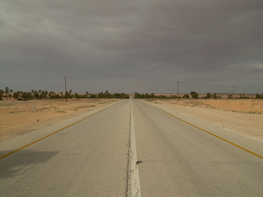 Straße nach Süd-Libyen