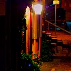 Straße Nacht Eingang Lampe HDR-Drakroom