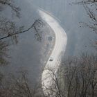 Straße schlängelt sich nach Schlangenbad