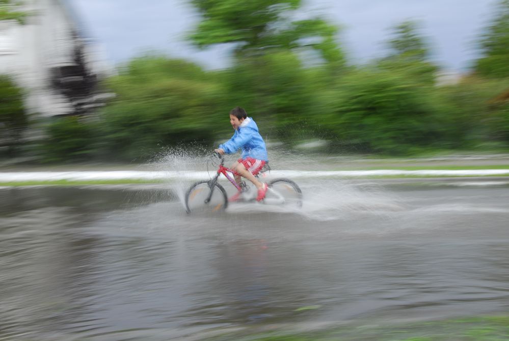 Straße unter Wasser von Daniel Wi 