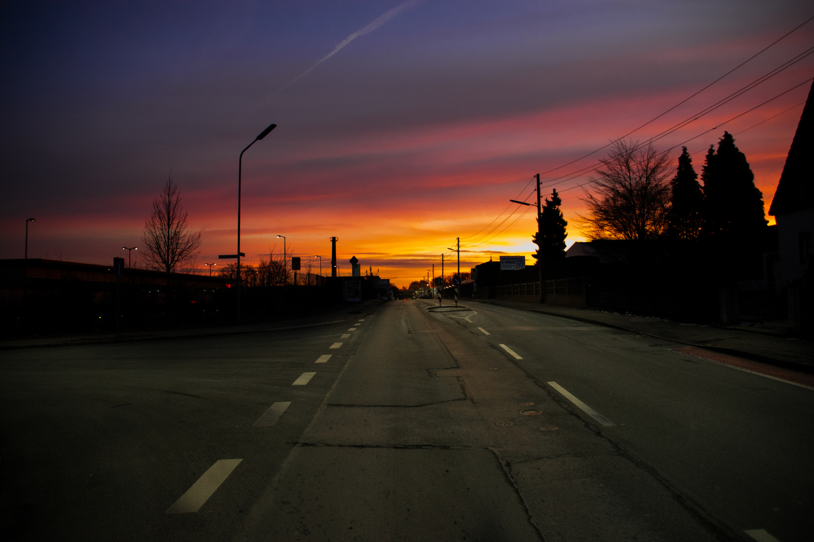 Straße zu einem anderen Universum