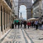 Straße zu Handelsplatz, Lissabon