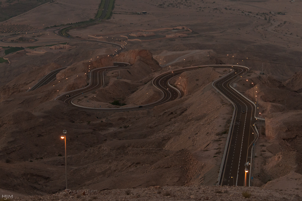 Strasse zum Jebel Hafeet