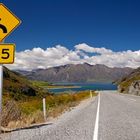 Strasse zum Lake Hawea Neuseeland