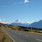 Straße zum Mt. Cook