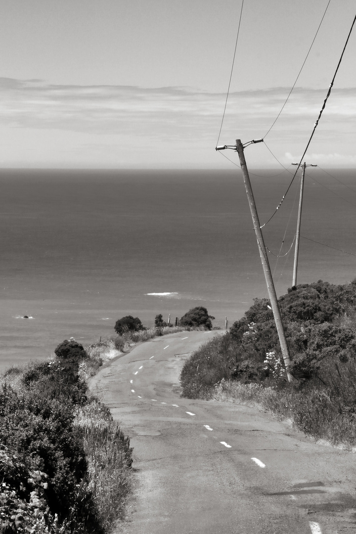 Strasse zum Strand  -  road to beach