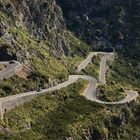 Strasse zum Torrent de Parais auf Mallorca