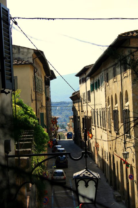 Strasse/Gasse in Arezzo, Toskana