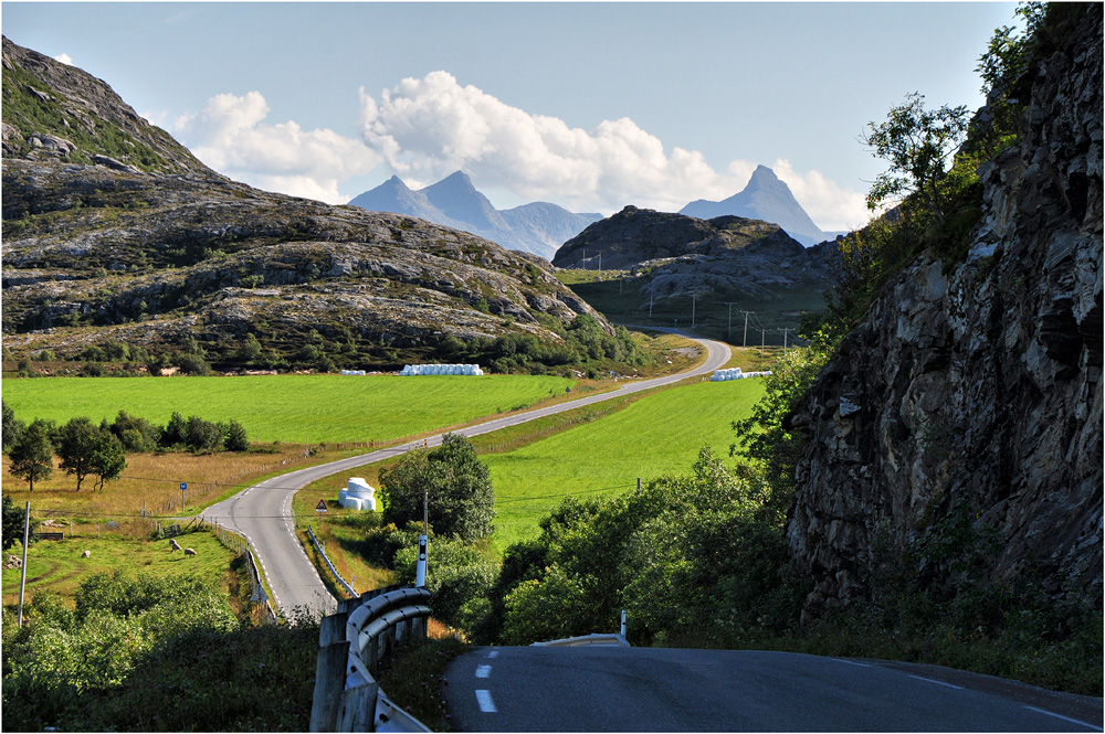 Straßen auf Dønna