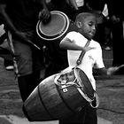 Straßen Candombe in Montevideo