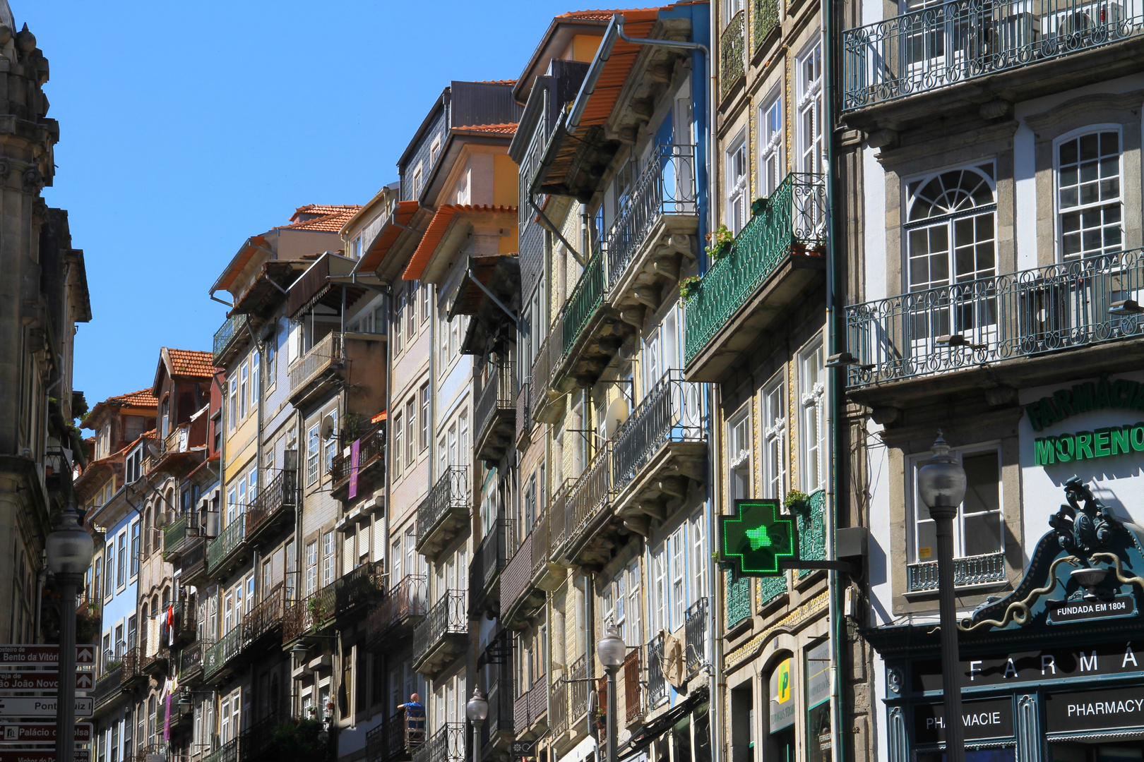 Strassen-Durchblick in Porto