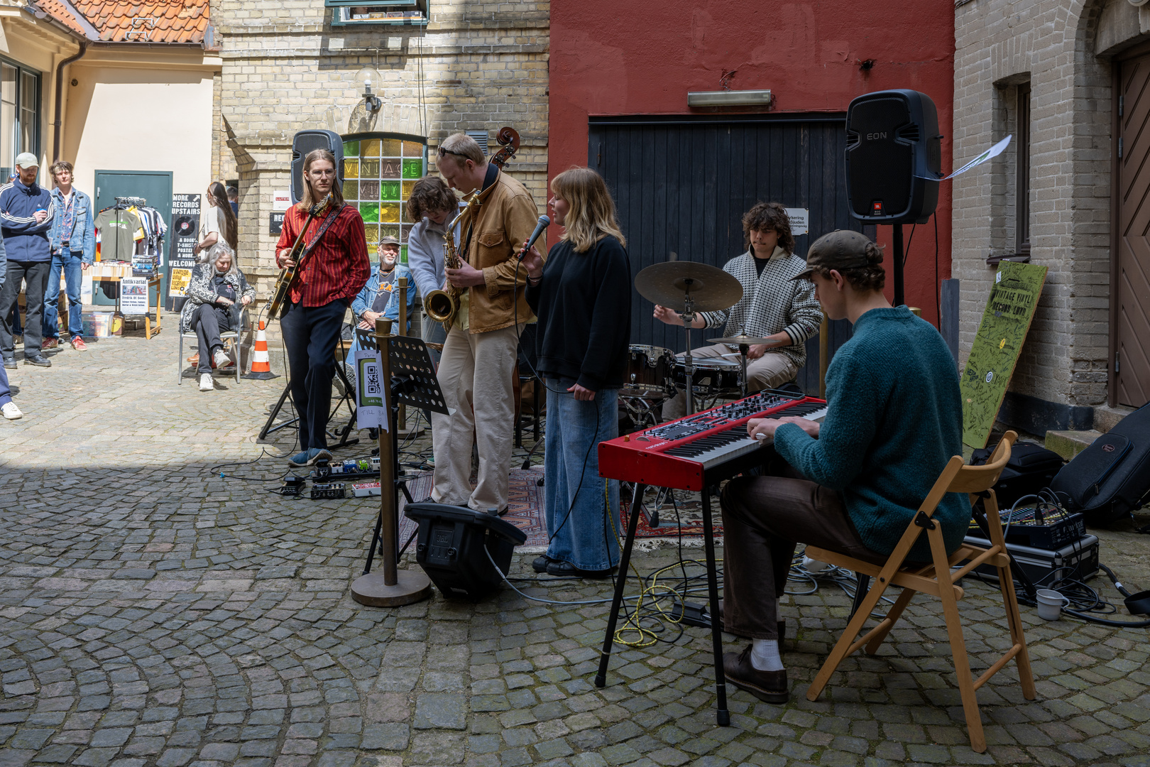 Straßen-Jazz in Lund