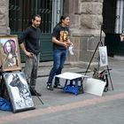 Straßen-Maler in Quito 1