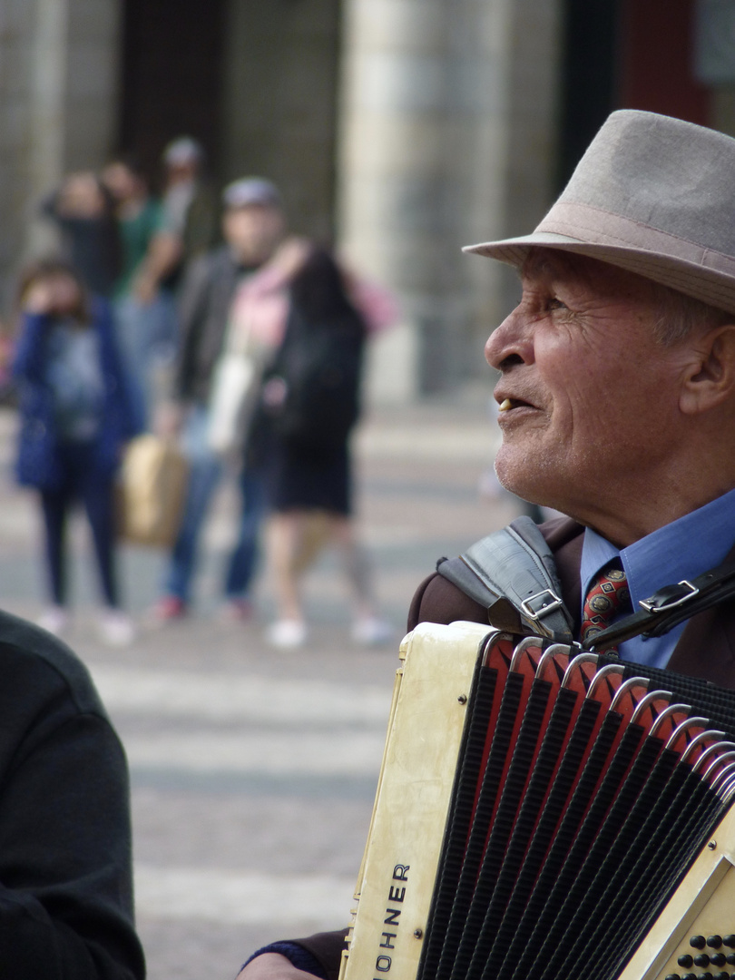 Straßen Musikant .