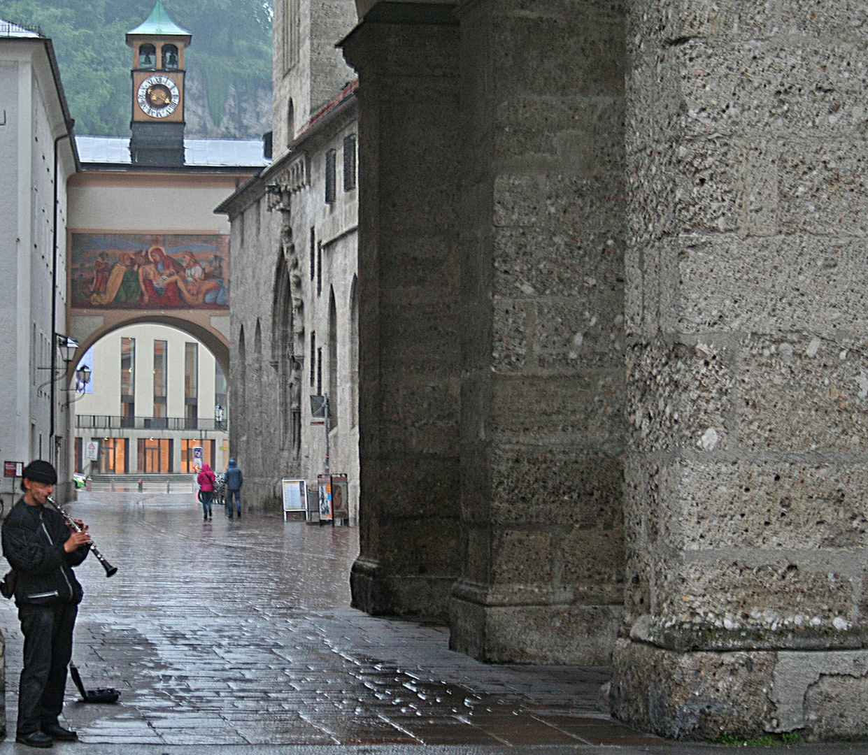 Strassen-Musiker in der Salzburger Altstadt